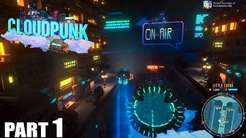 Cloudpunk Walkthrough Gameplay Part 1 / PC