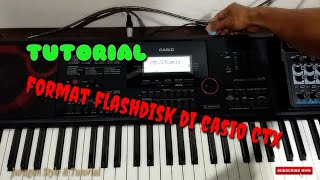Tutorial Format Flashdisk di CASIO CTX series