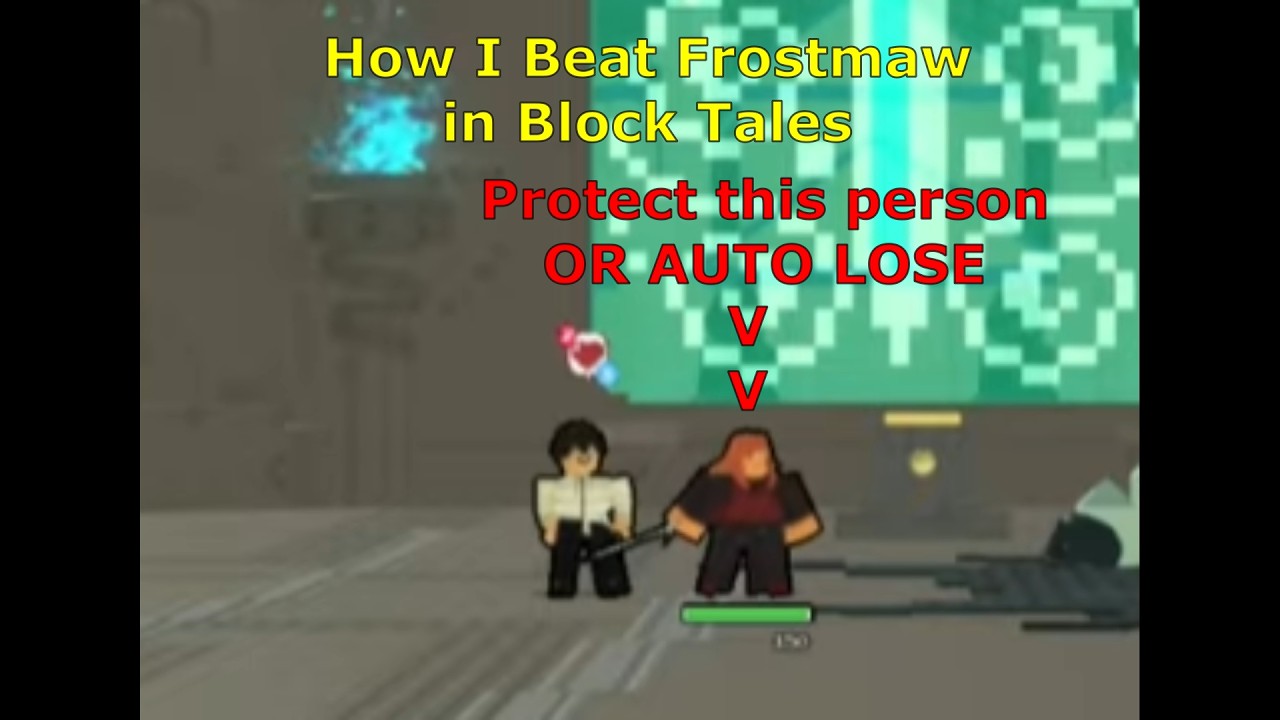 Roblox] Block Tales Demo 5 How I Beat Frostmaw Boss Fight!!! - YouTube