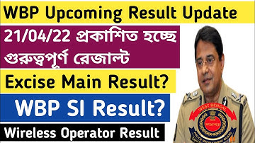 Excise Result Date I WBP SI Result Date I Wireless Operator Result Date I Next Week Oficial Result