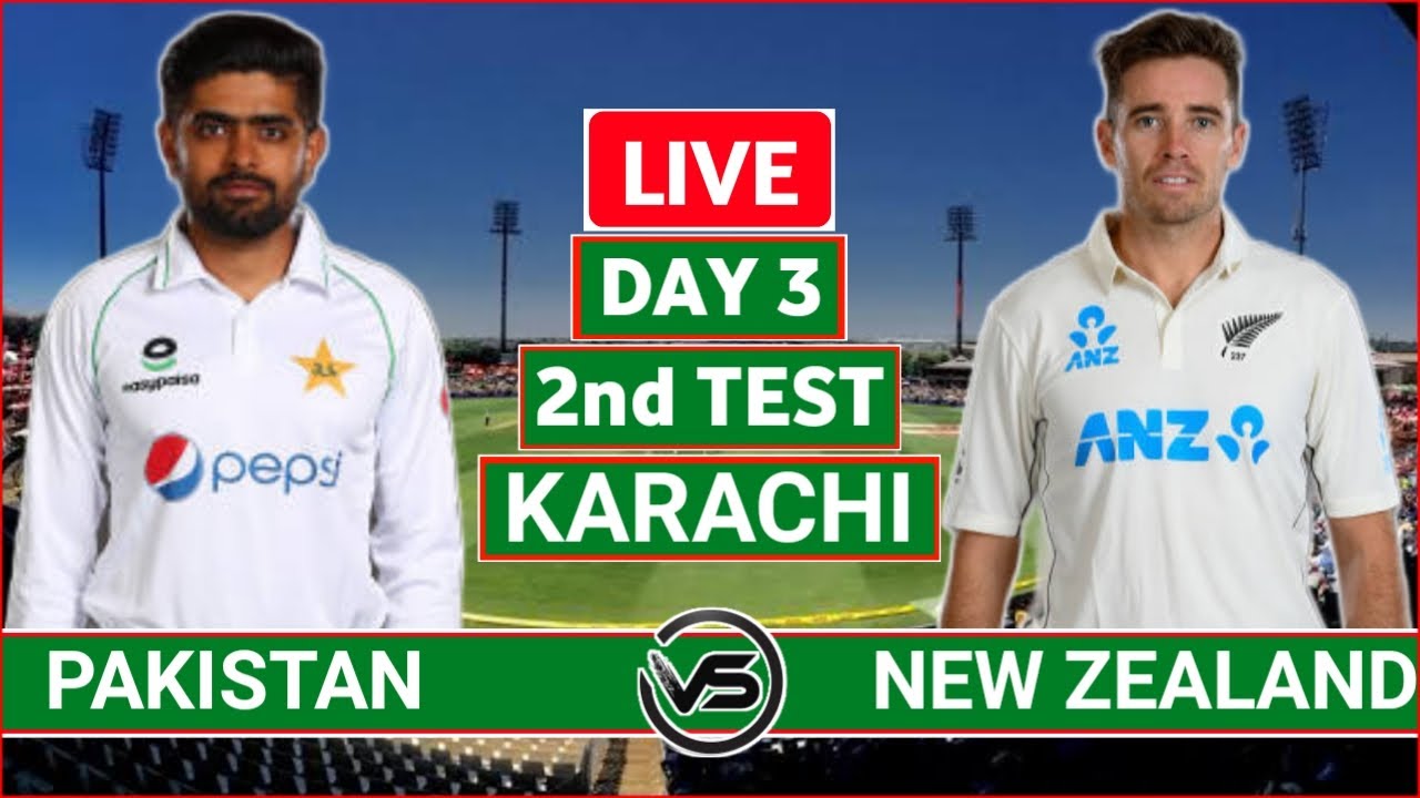 Pakistan vs New Zealand 2nd Test Day 3 Live Scores PAK vs NZ 2nd Test Live Scores and Commentary