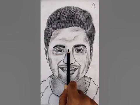 Dev (Deepak Adhikari) Simple Pencil sketch | Easy face drawing #dev ...