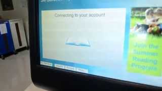 New Book Checkout Machine at Library