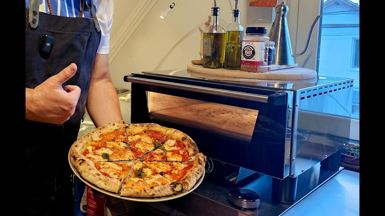 Effeovens N4 Új Olasz Otthoni Pizzakemence 42cm es belső mérettel!  Nápolyi pizza sütése!