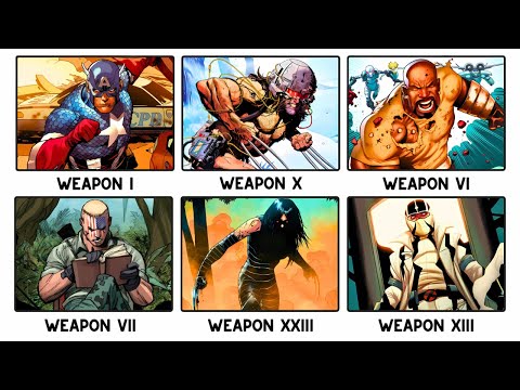 Weapon X List