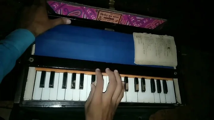 fast jhala on harmonium