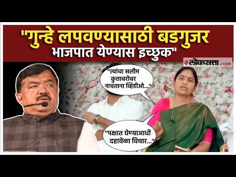 Sudhakar Badgujar: "बडगुजर यांची प्रतिमा मलिन...";भाजपाच्या आमदार काय म्हणाल्या?