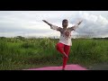 Salutation yoga  simple girl  divyansi 