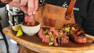 Crying Tiger Steak Met Nam Jim Jaew Fip Van De Bbq