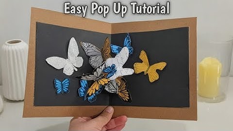 Handmade Pop-Up Butterfly Card | Easy DIY 3D Greeting Card Idea for Birthday & Anniversary