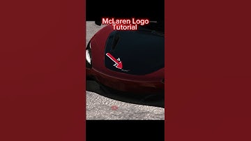 McLaren Logo Tutorial Shorts in Car Parking Multiplayer #carparkingmultiplayer
