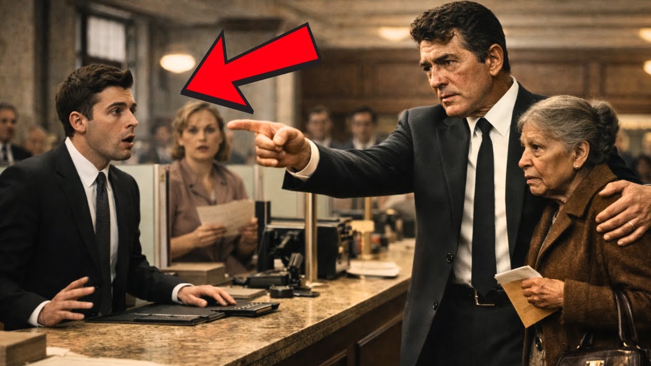 An Elderly Woman Was Humiliated at the Bank — The Staff Froze When Dean Martin Walked In!