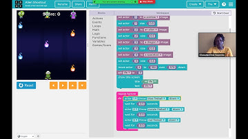 Creating Alien shootout game on code.org- 13th March 2021 (A)