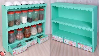 Easy !! Best Out Of Waste Idea || DIY - Kitchen Organizer