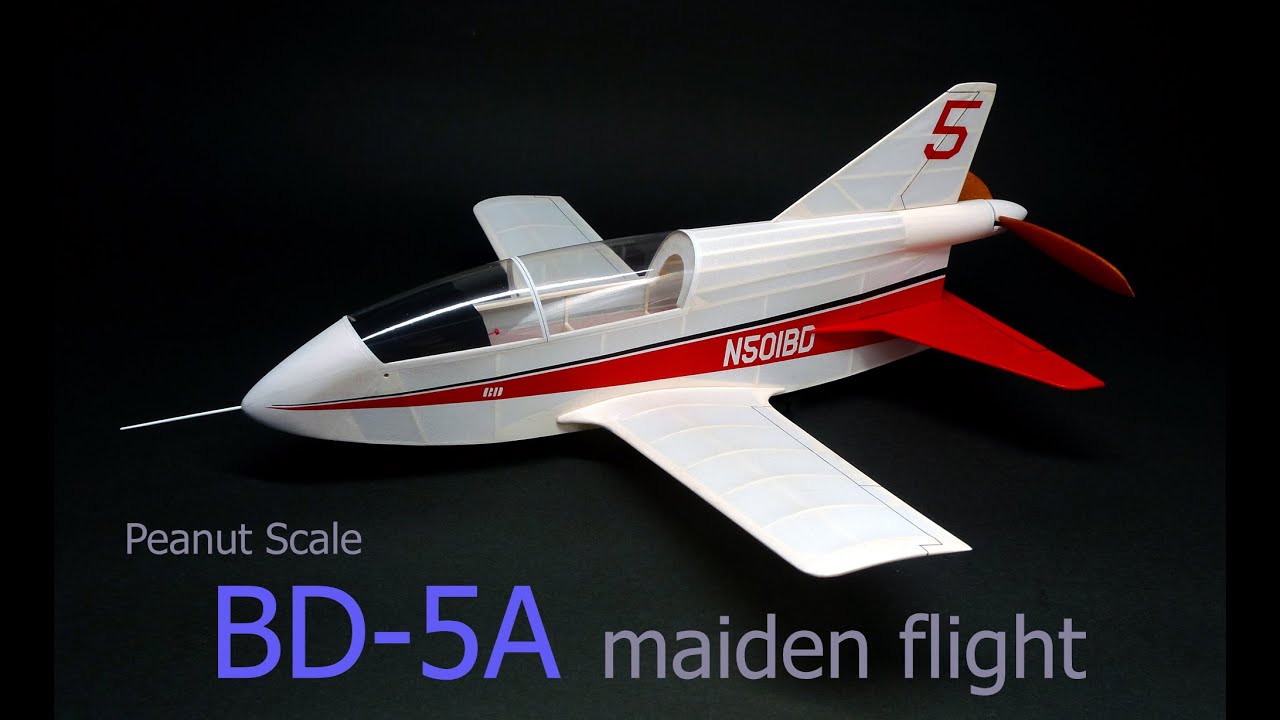 BD-5A Peanut scale maiden flight