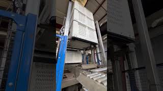 In-line bin stacker