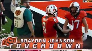 Spencer Sanders 13 Yard Touchdown Pass | Central Michigan vs Oklahoma State