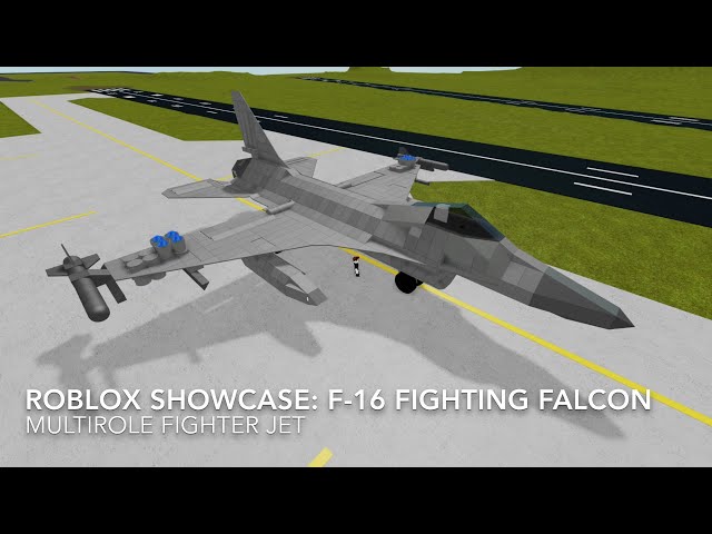 Roblox Showcase F 16 Fighting Falcon Omyplane - falcon roblox