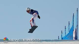 Aidan Chollet, Eliot Grondin impress in snowboard cross quals | Winter Olympics 2026 | NBC Sports