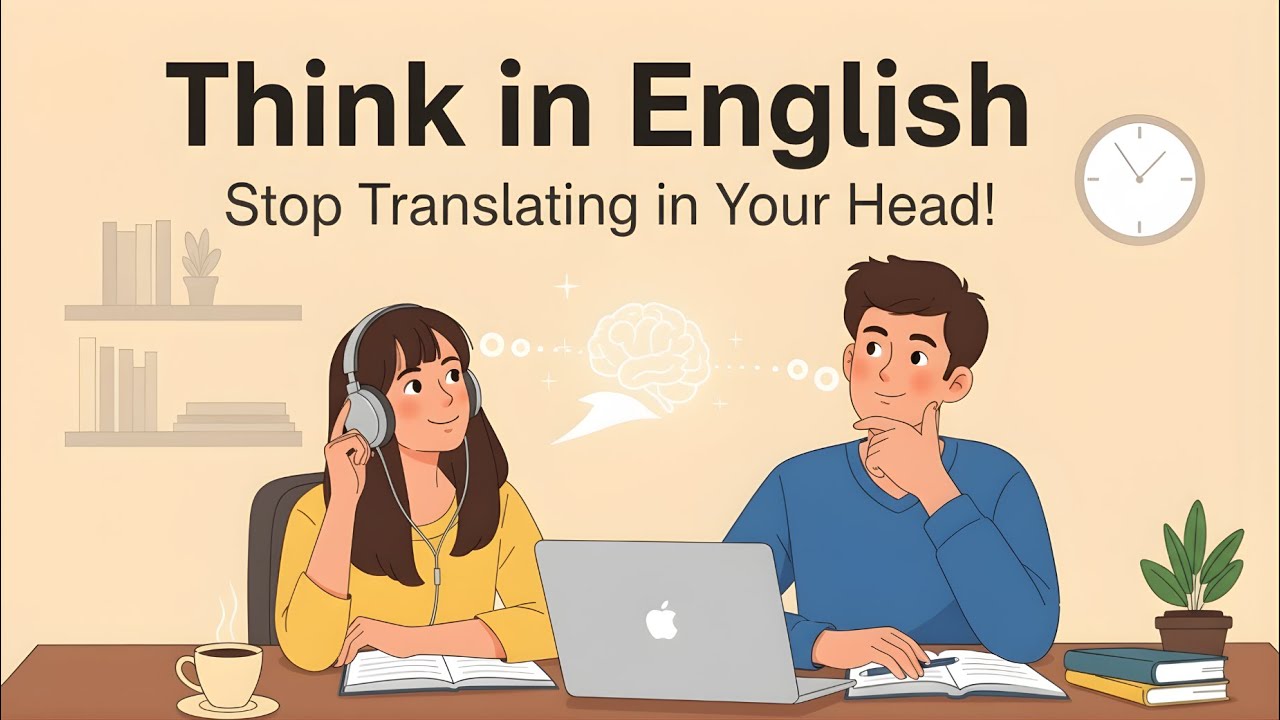 English Podcast for Beginners - How to Think in English | Stop Translating in Your Head Now