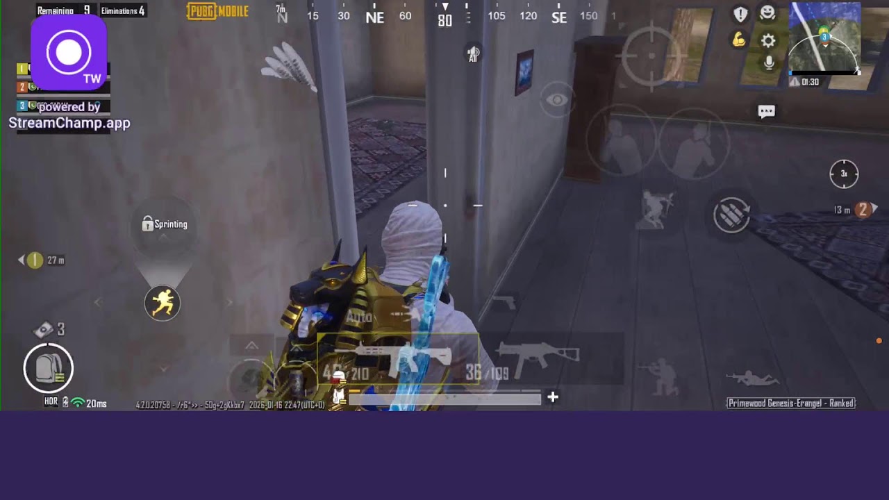 Broadcast powered by StreamChamp 