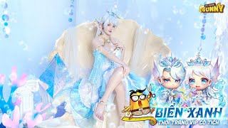 GUNNY PC Bo Thoi Trang VIP Bien Xanh HOT Nhat Mua He Tai Vuong Quoc Ga