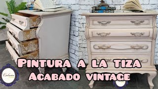 Furniture with CHALK PAINTING and VINTAGE EFFECT