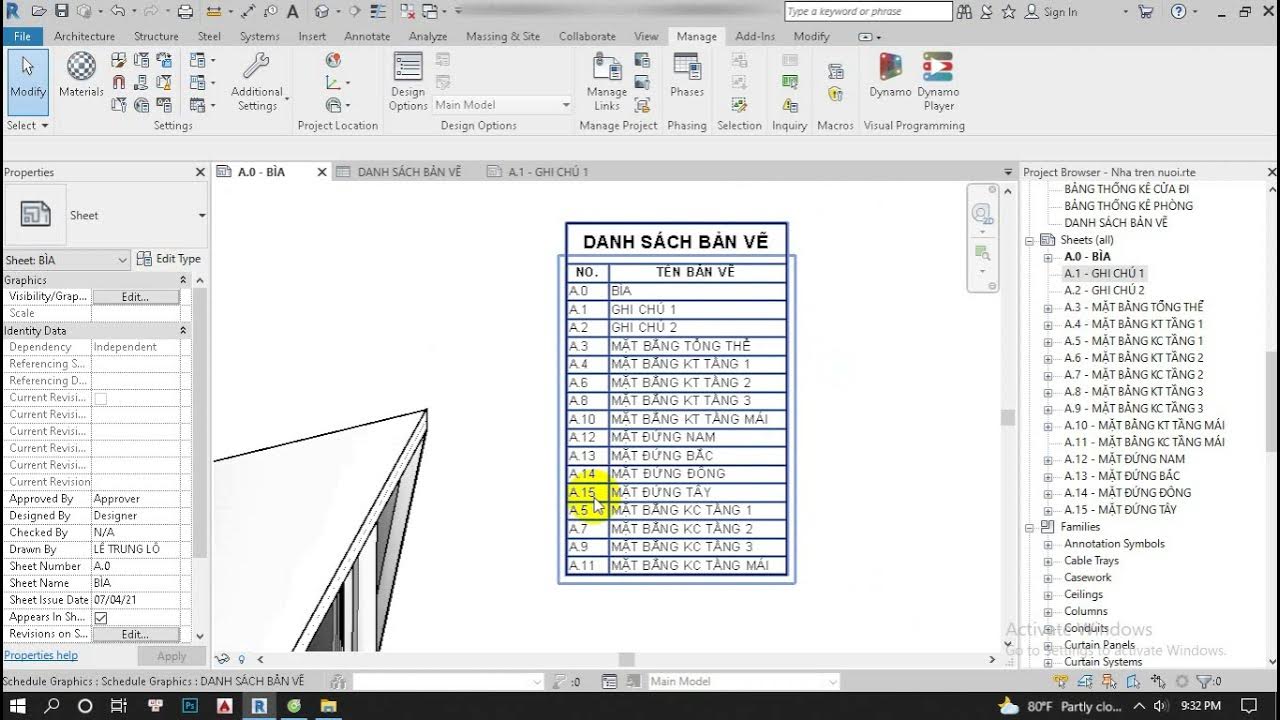 Sheet list in Revit YouTube