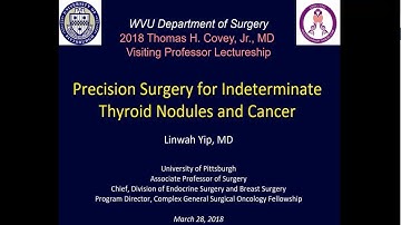 Precision Surgery for Indeterminate Thyroid Nodules and Cancer