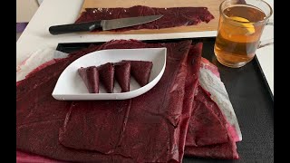 Mürdüm Eri̇ği̇ Pestili Katkısız Şekersiz Nişastasız Erik Pestili