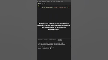 Calculator in one line using Python #shorts