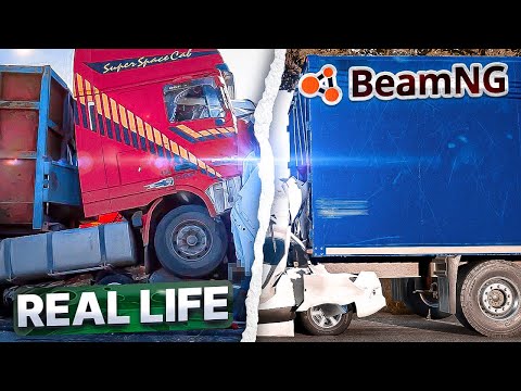 Видео: Аварии на реальных событиях в BeamNG.Drive #26