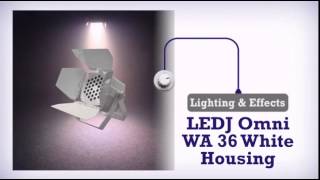 LEDJ Omni WA 36 White Housing - DJkit.com