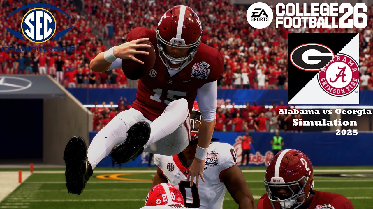 College Football 26 Alabama Crimson Tide Vs Georgia SEC 