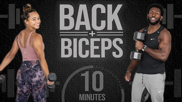 10 Minute Dumbbell Back & Bicep Workout [Strength ...