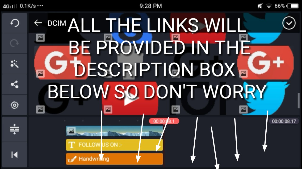 How To Make A Simple Outro Using Android(KINEMASTER)