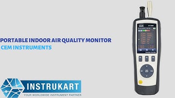 CEM DT-9880 Particle Counter | Air Quality Monitor | CEM Air Particle Counter | Instrukart
