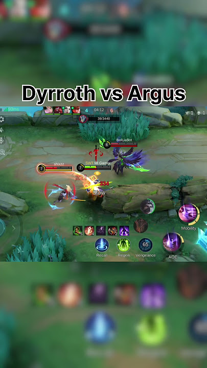 Dyrroth vs Argus 🔥 Top Global 1 HIT Build | Mobile Legends #shorts #mobilelegends #mlbb