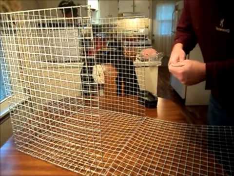 how to build a small animal rabbit/bird cage diy - youtube