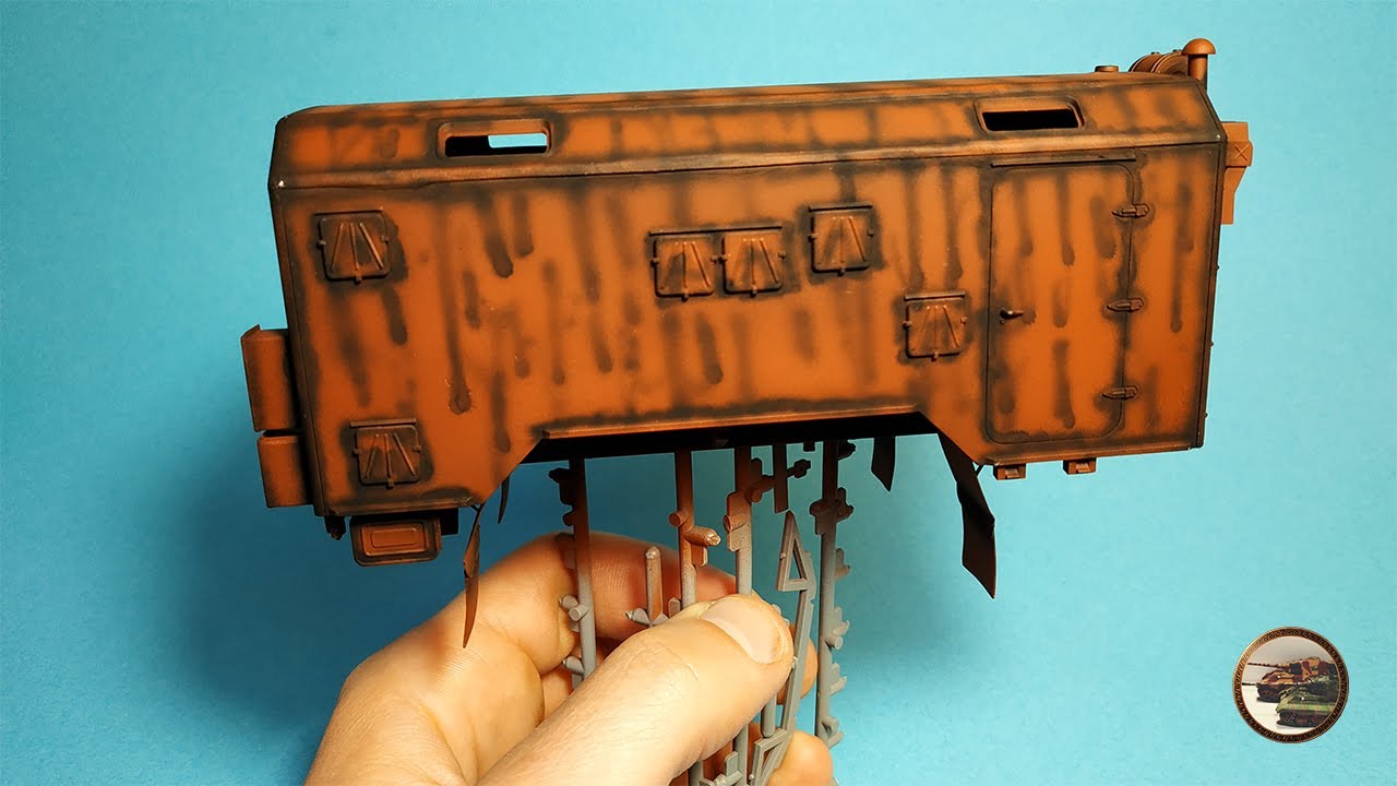 СБОРКА и ДОРАБОТКИ Кунга (фургона) для КАМАЗа. Масштабная модель КамАЗ ...