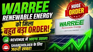 Warree Renewable Energy Share Latest News Today | Warree Renewable Energy Stock Latest News Today |