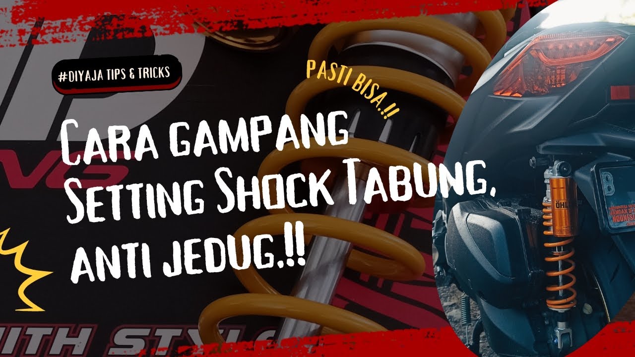 Setting Shock Setting Shock Tabung | Preload Kompresi Rebound | Ohlins KTC TAD YSS ...