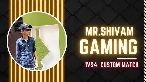 SHIVAM 1vs4 In Custom Match || Ultra Legend Gameplay || Top Level Movement || #freefire #b2k #shivam