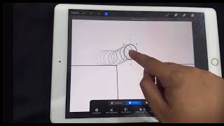 Day5: Animation of jumping ball on procreate 🥎