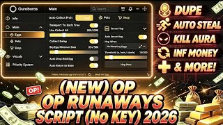 💵 (新登場) OP Runaways スクリプト | 複製、全アイテム窃盗、無限マネー、ESPなど！(キー不要) screenshot 5