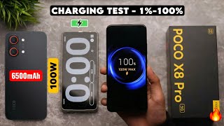 POCO X8 PRO Charging SpeedTest 1%-100% MUST WATCH Before Buying 🔥🔥🚀🚀🚀 #pocox8pro 