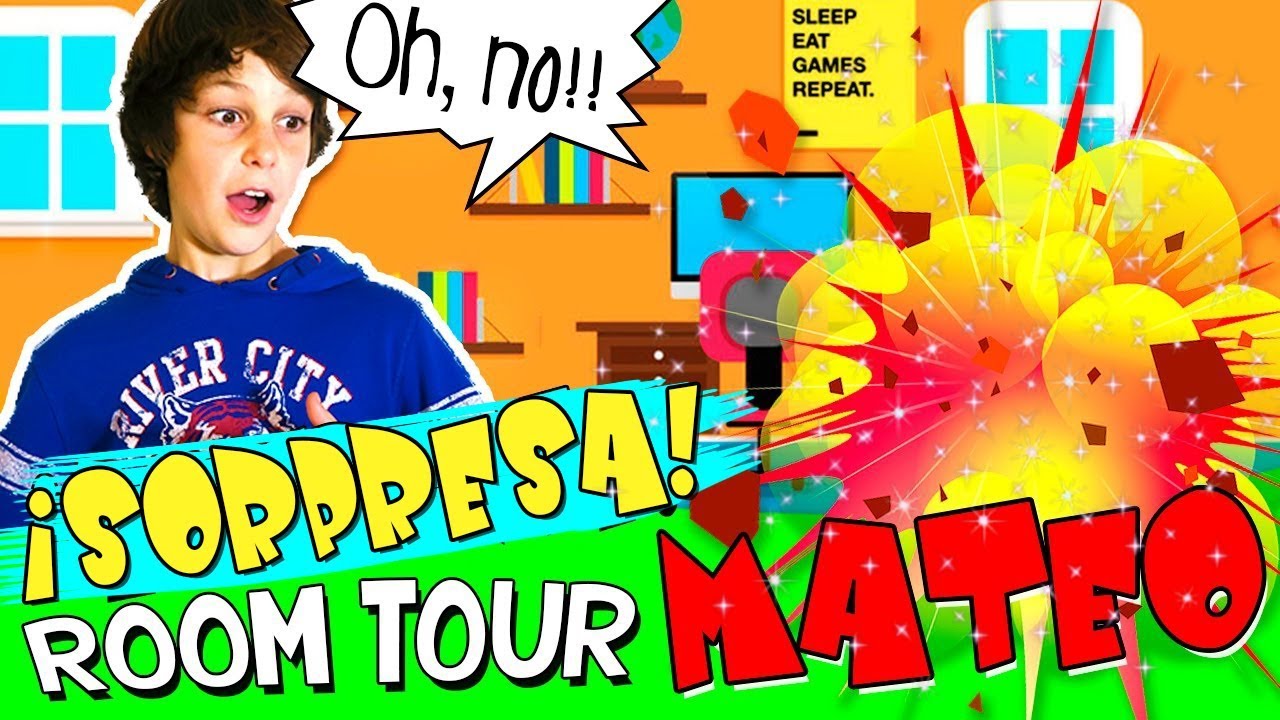 😱 ROOM TOUR de MATEO y 💥 ¡¡¡SORPRESA durante la GRABACIÓN!!! 💥 😱😱😱 The Crazy Haacks ROOM TOUR retrospektive