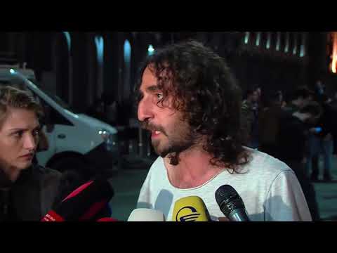 მომიტინგეებმა რუსთაველის გამზირზე კარვები გაშალეს