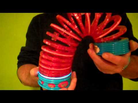 Electronic Slinky Toy Fully Interactive With Light & Sound! Toy Review by Mike Mozart TheToyChannel