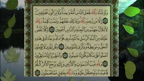 القران الكريم سورة هود من الاية 118 الى الاية 123